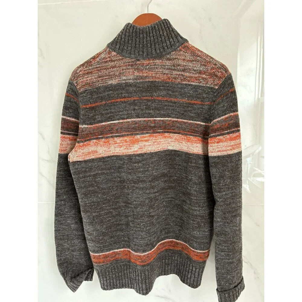 Vintage Y2K Banana Republic Pullover Fair Island 1/4 Zip Extra Fine Merino Wool